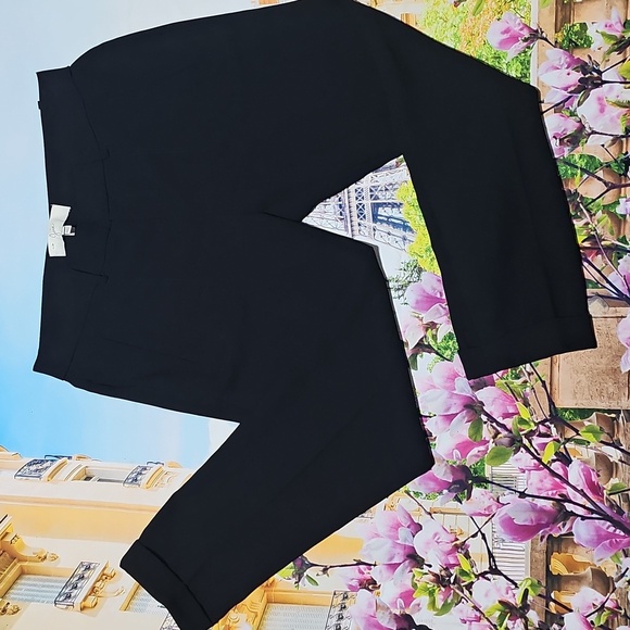 Joie Cuffed Ankle Classic‎ Black Trousers Size 2 - Picture 1 of 5